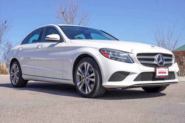 used 2021 Mercedes-Benz C-Class car, priced at $26,999