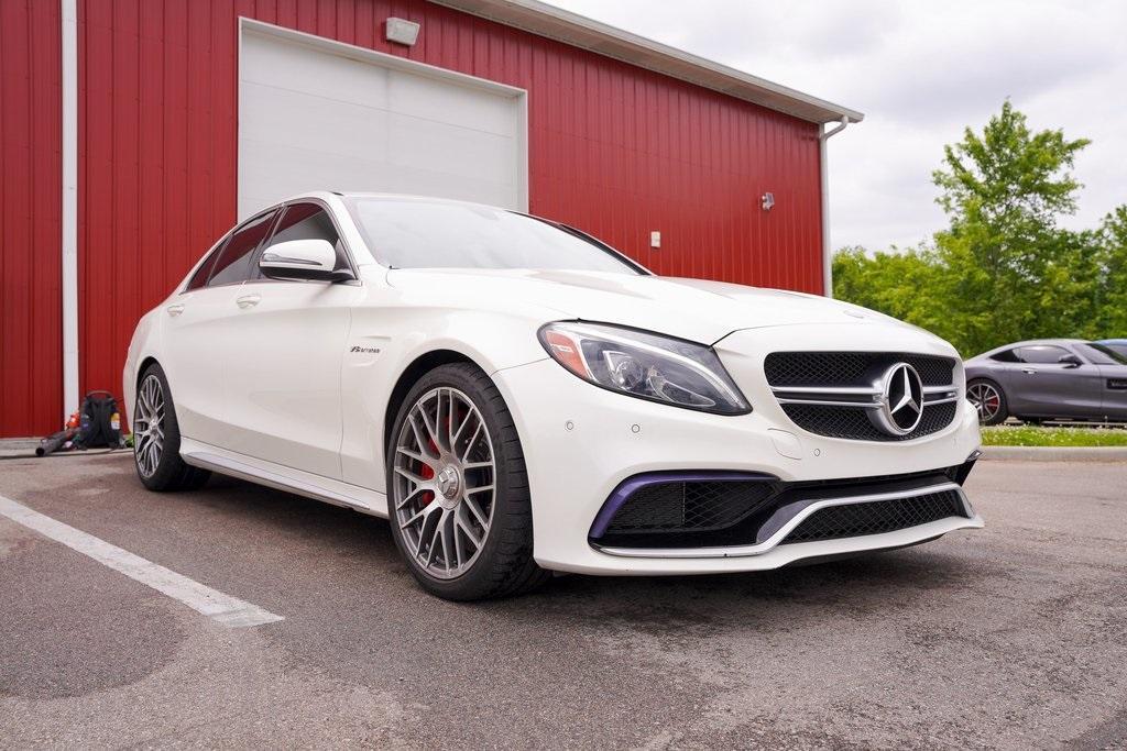 used 2016 Mercedes-Benz AMG C car, priced at $37,900