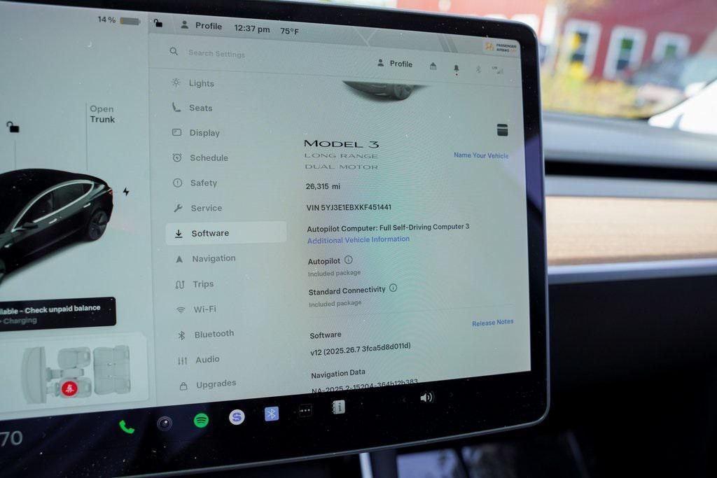 used 2019 Tesla Model 3 car, priced at $26,475