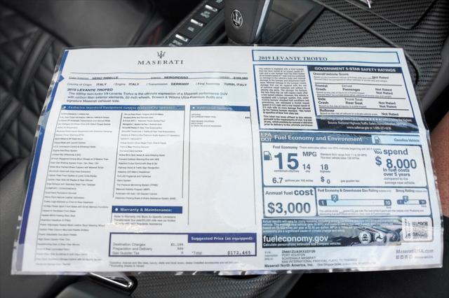 used 2019 Maserati Levante car, priced at $58,500