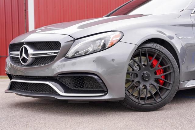 used 2017 Mercedes-Benz AMG C 63 car, priced at $45,850