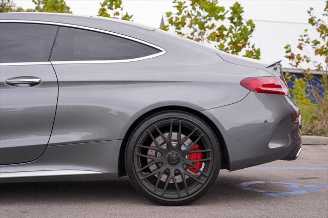 used 2017 Mercedes-Benz AMG C 63 car, priced at $45,850