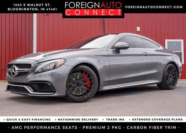 used 2017 Mercedes-Benz AMG C 63 car, priced at $45,850