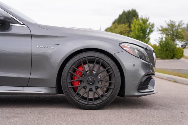 used 2017 Mercedes-Benz AMG C 63 car, priced at $45,850