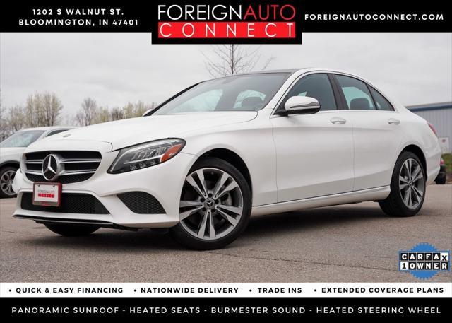 used 2021 Mercedes-Benz C-Class car, priced at $28,999