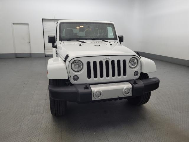 used 2015 Jeep Wrangler Unlimited car, priced at $21,295
