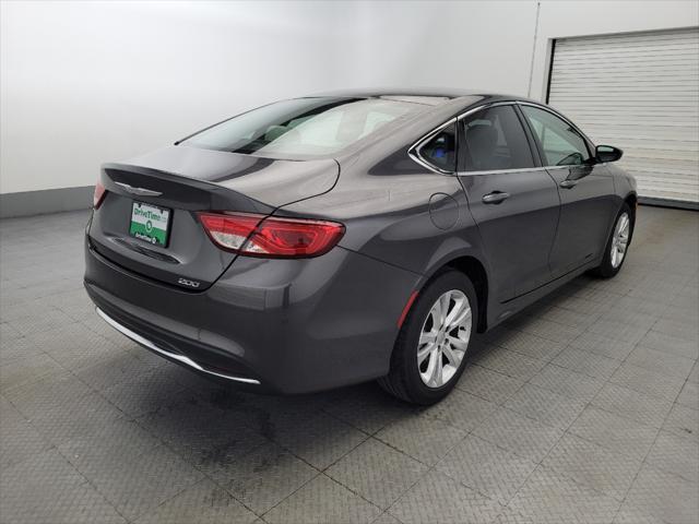 used 2015 Chrysler 200 car, priced at $12,095