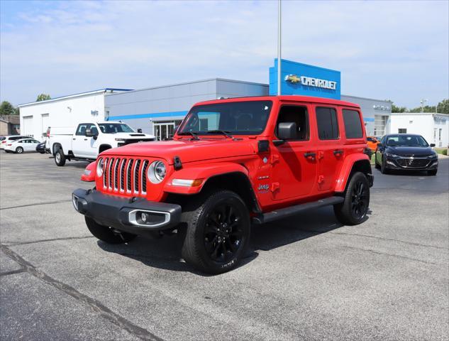 used 2021 Jeep Wrangler Unlimited 4xe car, priced at $39,995