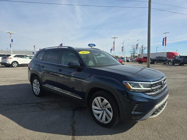 used 2021 Volkswagen Atlas car, priced at $23,300