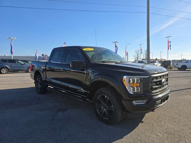 used 2021 Ford F-150 car, priced at $38,500