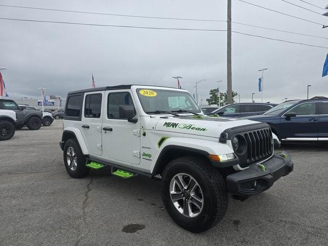 used 2020 Jeep Wrangler Unlimited car, priced at $28,300