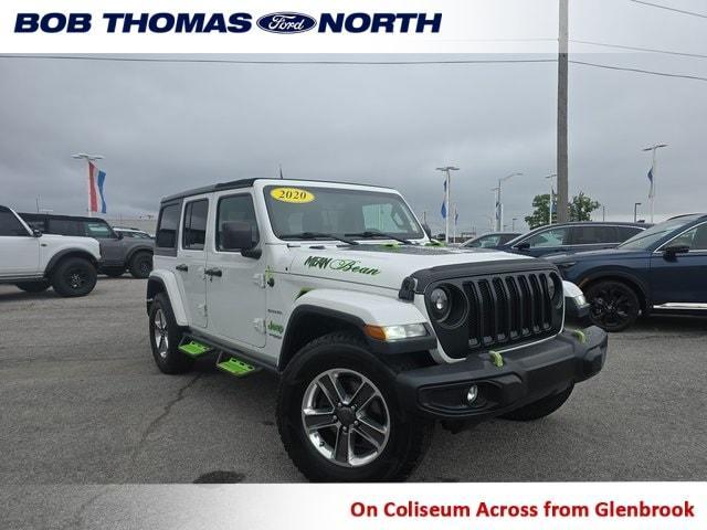 used 2020 Jeep Wrangler Unlimited car, priced at $28,700