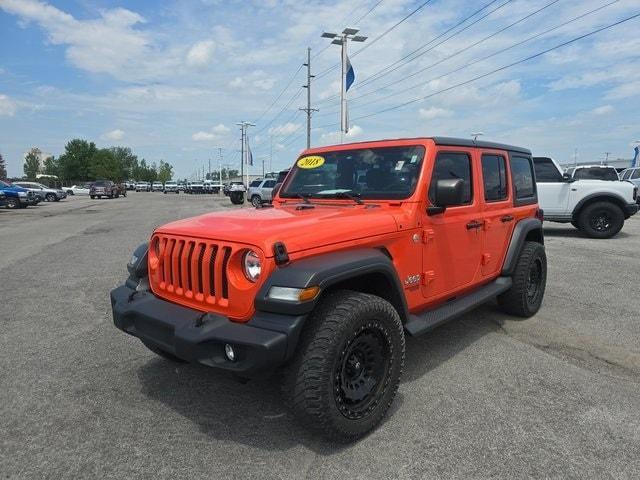 used 2018 Jeep Wrangler Unlimited car, priced at $24,800