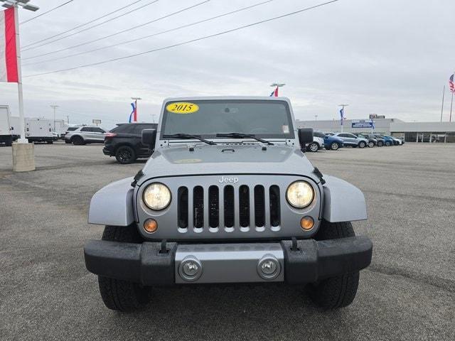 used 2015 Jeep Wrangler Unlimited car, priced at $14,999