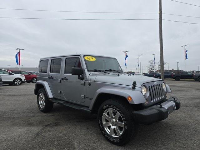 used 2015 Jeep Wrangler Unlimited car, priced at $14,999