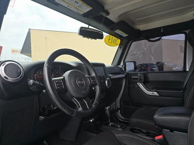 used 2015 Jeep Wrangler Unlimited car, priced at $14,999