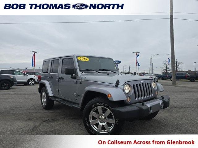 used 2015 Jeep Wrangler Unlimited car, priced at $14,999