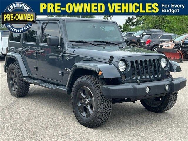 used 2017 Jeep Wrangler Unlimited car, priced at $18,450