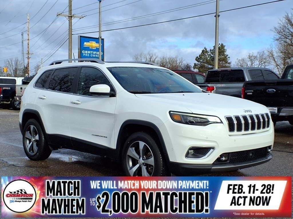 used 2021 Jeep Cherokee car, priced at $20,350