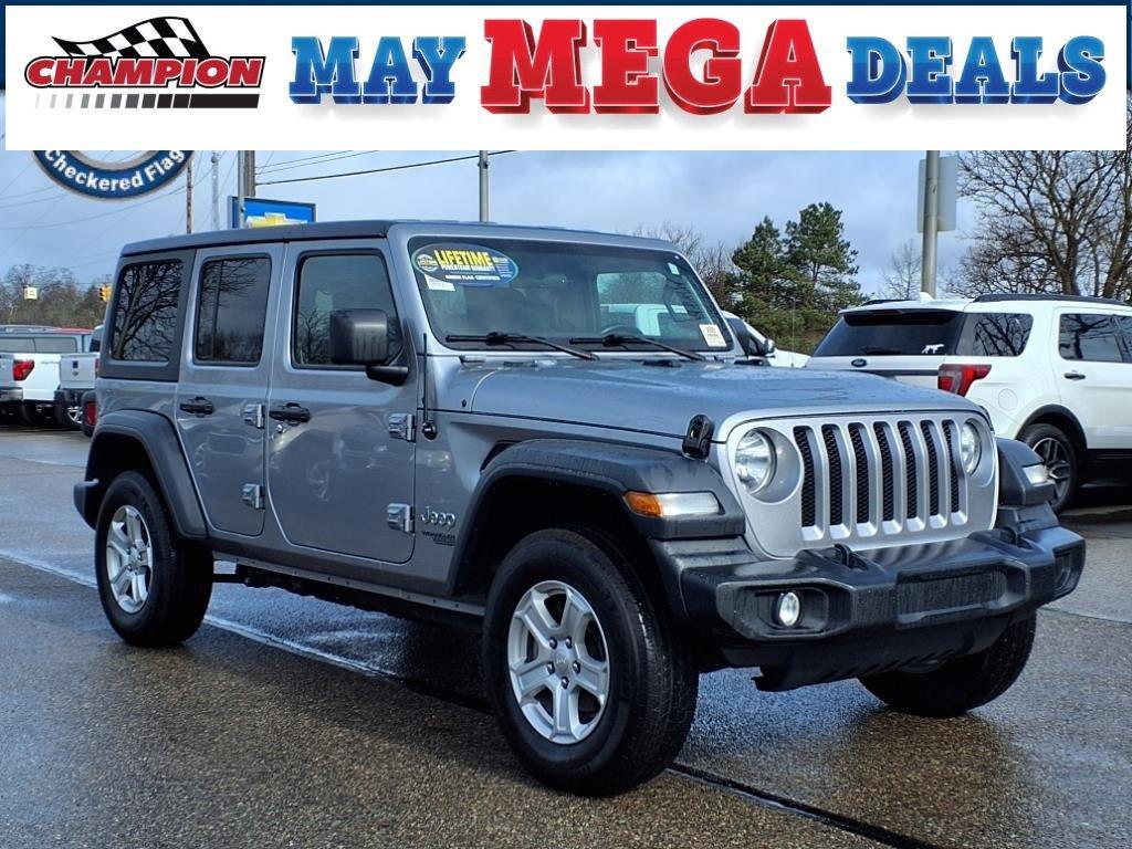used 2020 Jeep Wrangler Unlimited car, priced at $21,950