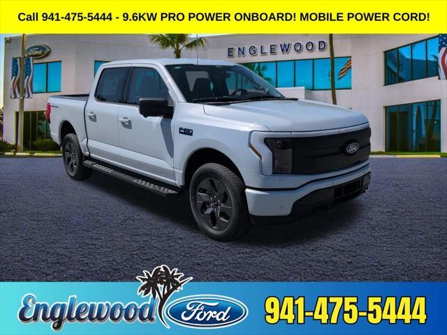 new 2025 Ford F-150 Lightning car, priced at $58,592