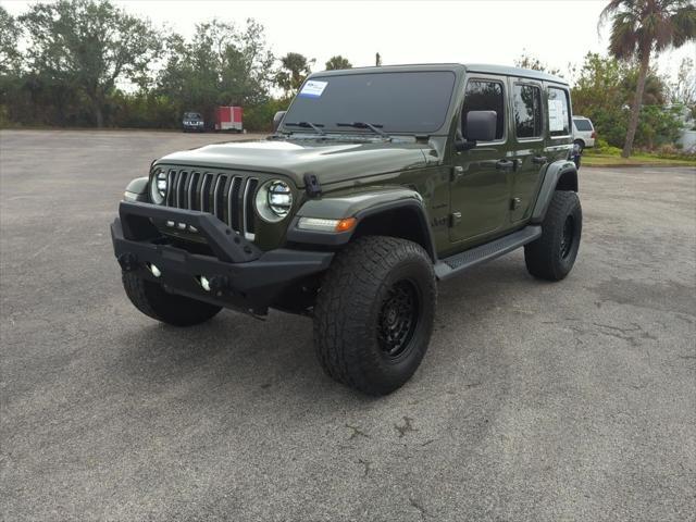 used 2020 Jeep Wrangler Unlimited car, priced at $31,310