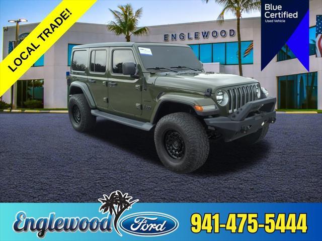 used 2020 Jeep Wrangler Unlimited car, priced at $33,035