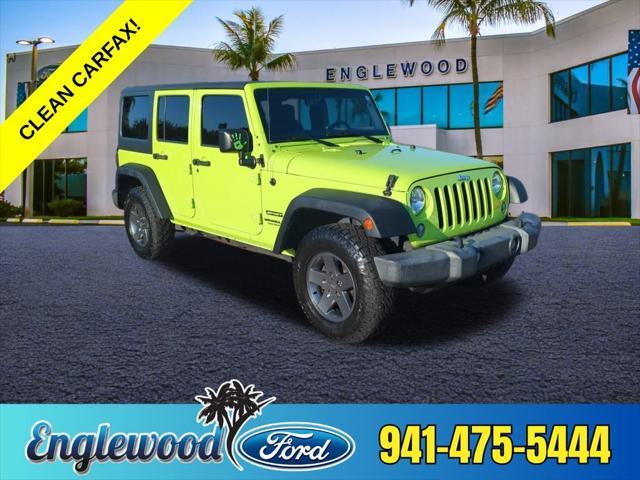 used 2016 Jeep Wrangler Unlimited car, priced at $16,038