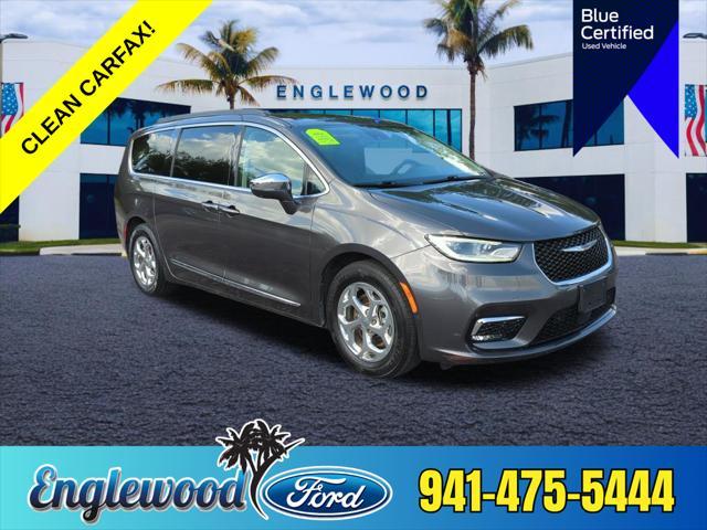 used 2022 Chrysler Pacifica car, priced at $25,643