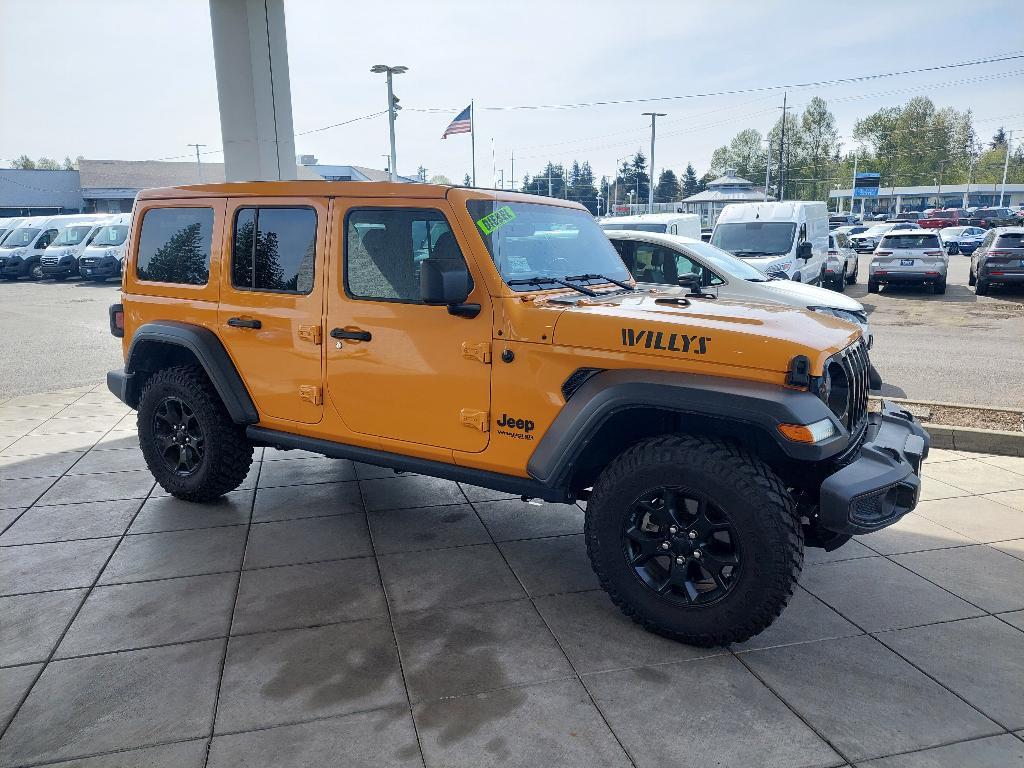 used 2021 Jeep Wrangler Unlimited car, priced at $34,570