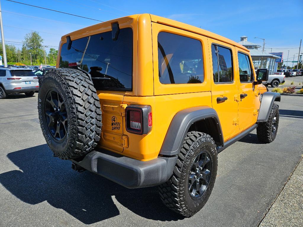 used 2021 Jeep Wrangler Unlimited car, priced at $32,770