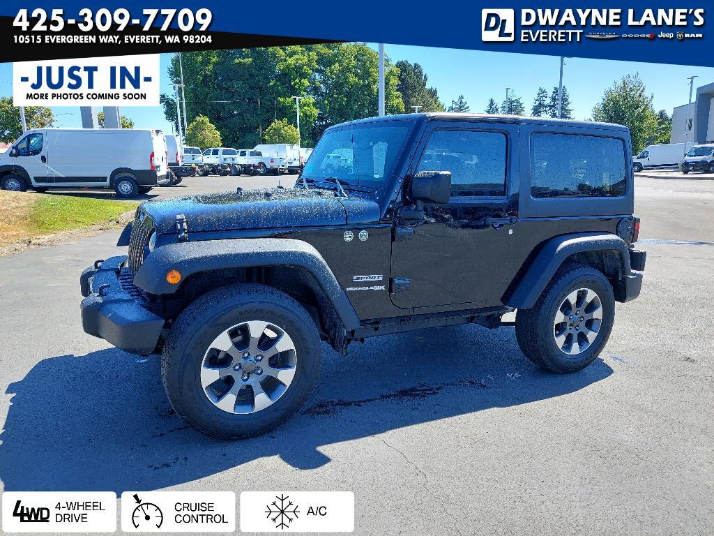 used 2018 Jeep Wrangler JK car, priced at $18,970