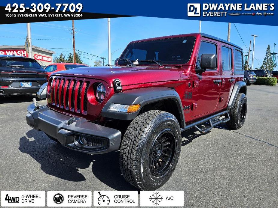 used 2021 Jeep Wrangler Unlimited car, priced at $29,892