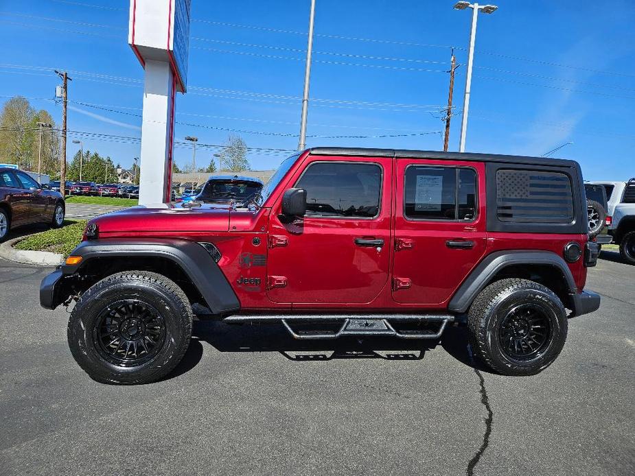 used 2021 Jeep Wrangler Unlimited car, priced at $29,877