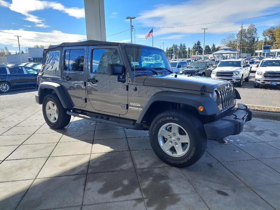 used 2016 Jeep Wrangler Unlimited car, priced at $20,670