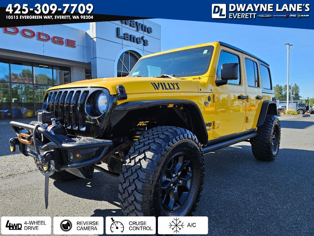used 2021 Jeep Wrangler Unlimited car, priced at $32,970