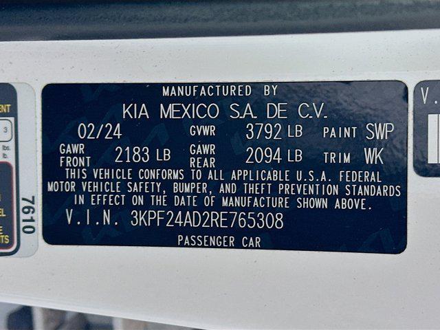 used 2024 Kia Forte car, priced at $15,487
