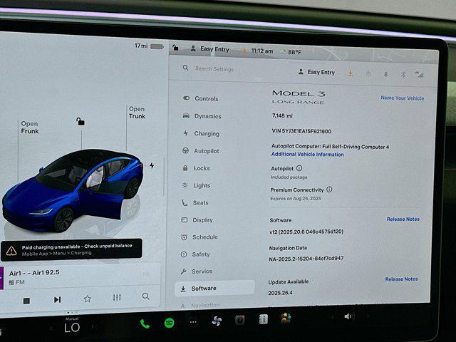 used 2025 Tesla Model 3 car, priced at $34,297