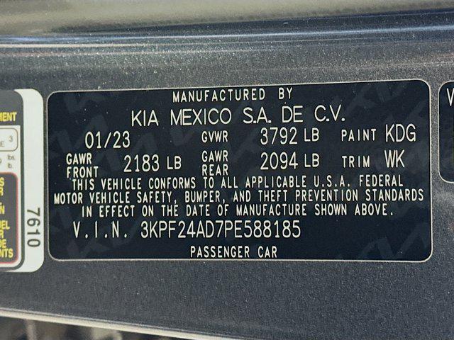 used 2023 Kia Forte car, priced at $14,996