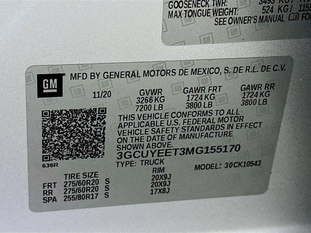 used 2021 Chevrolet Silverado 1500 car, priced at $34,996