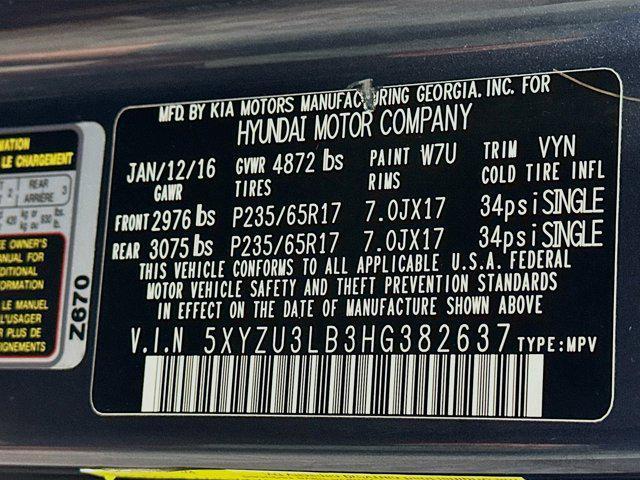 used 2017 Hyundai Santa Fe Sport car, priced at $8,496