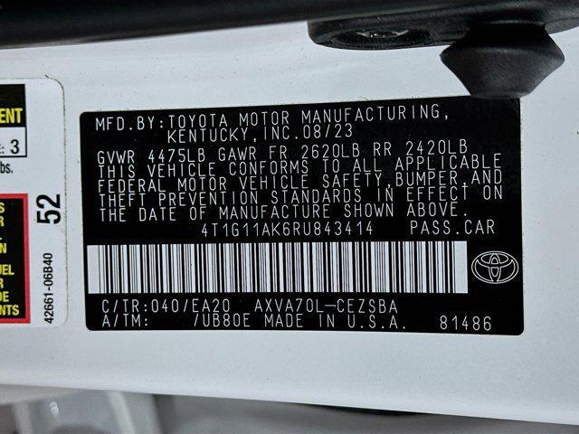used 2024 Toyota Camry car, priced at $25,597