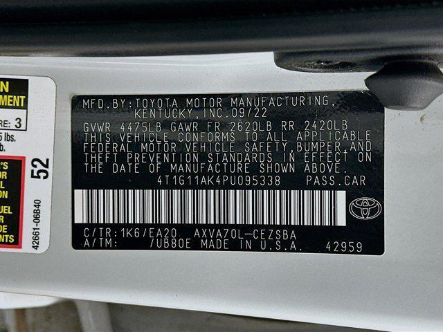 used 2023 Toyota Camry car, priced at $21,689