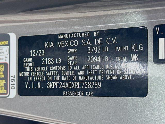 used 2024 Kia Forte car, priced at $16,597