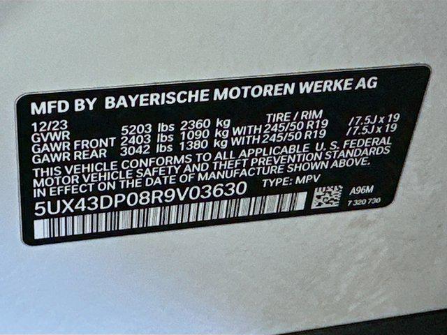 used 2024 BMW X3 car, priced at $27,496