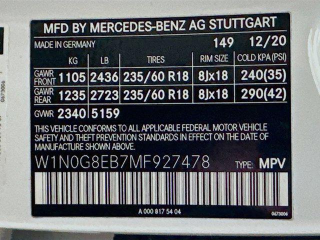 used 2021 Mercedes-Benz GLC 300 car, priced at $29,789