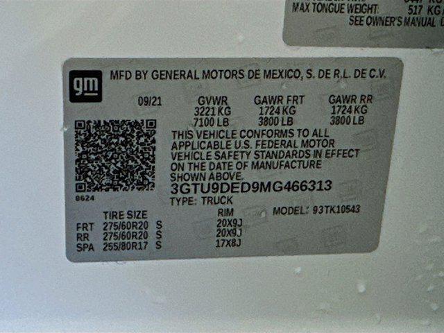 used 2021 GMC Sierra 1500 car, priced at $43,397