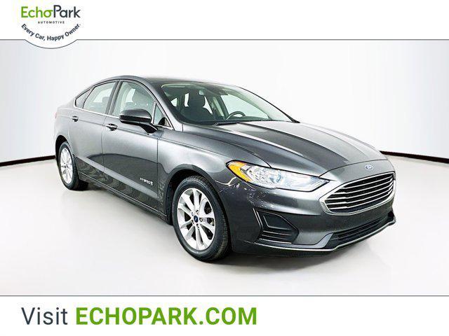 used 2019 Ford Fusion Hybrid car, priced at $15,389