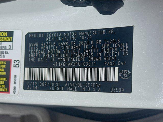 used 2023 Toyota Camry car, priced at $26,497