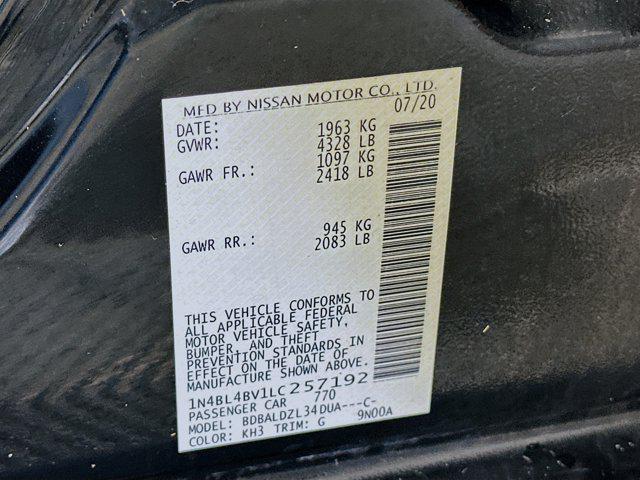 used 2020 Nissan Altima car, priced at $11,987